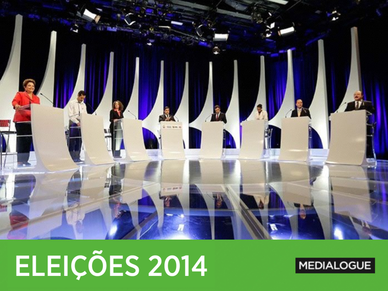 Capa da apresentação Eleições 2014 da Medialogue